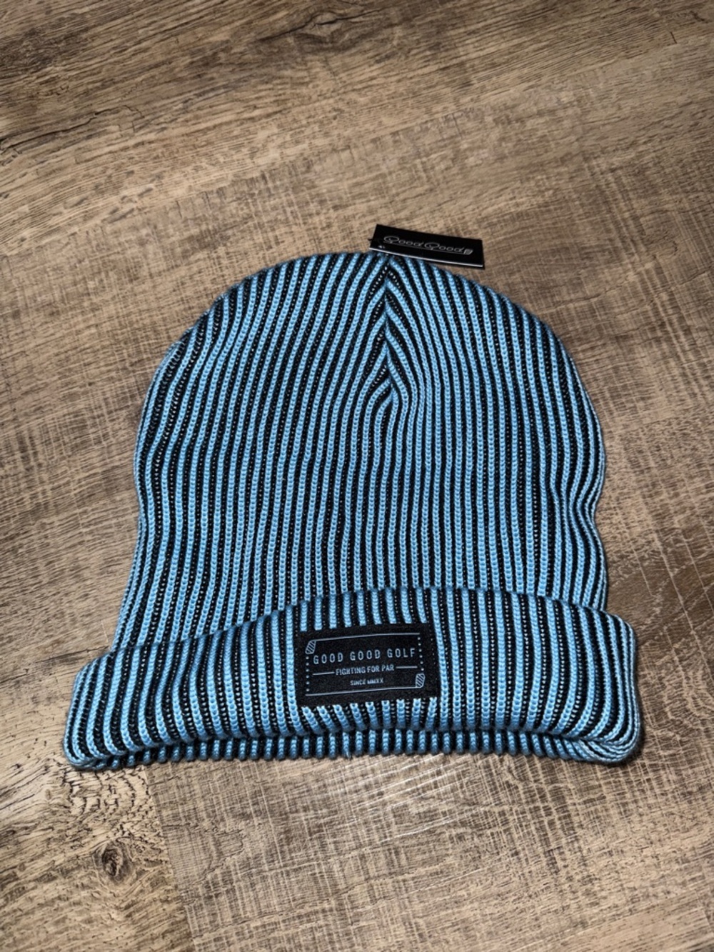 Good Good Golf Drive Beanie Black Blue